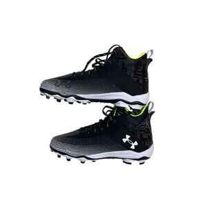Under Armour Hammer 2.0 Football Cleats Mens Size 12 Green Black White
